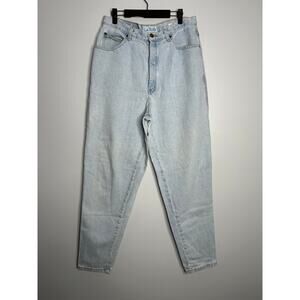LA Blues Women's‎ Vintage Light Wash High Rise Loose Fit Straight Leg Jeans 16WL